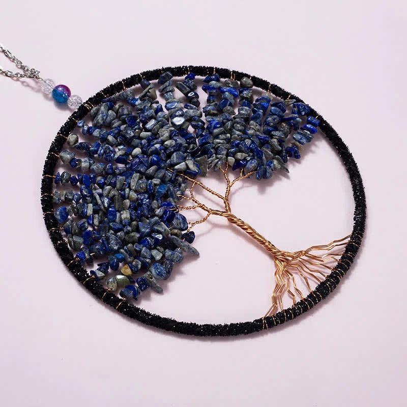 Tree of Life Crystal Suncatcher Dream Catcher - Crystal-ReikiCrystalSale