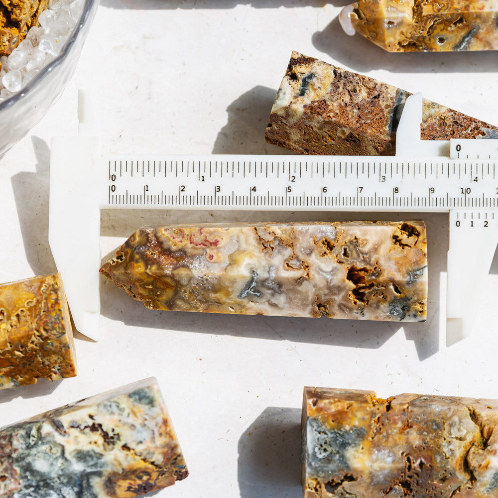 REIKICRYSTAL New Moss Agate Point