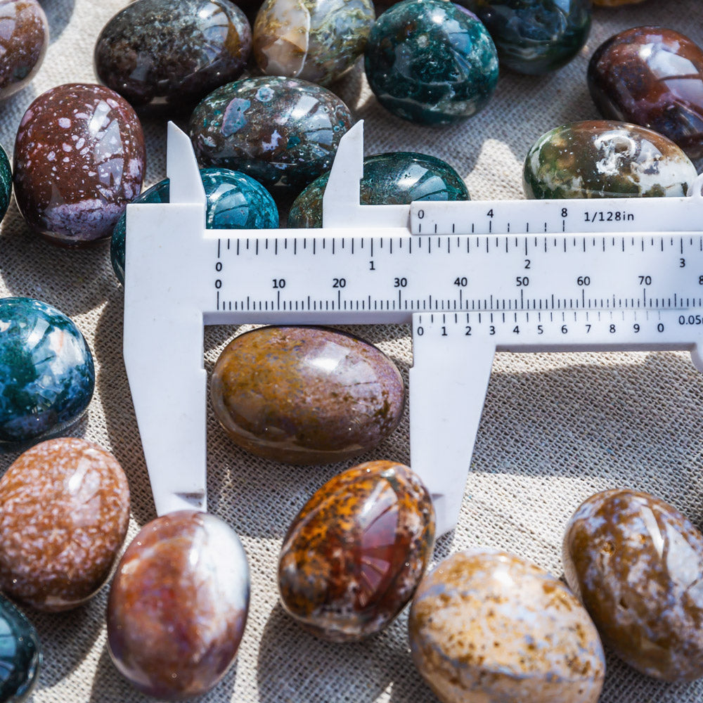 REIKICRYSTAL  Ocean Jasper Tumbles