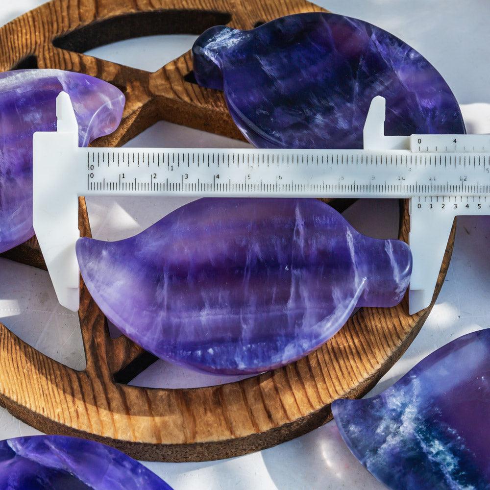 Fluorite leaf bowl - Crystal-ReikiCrystalSale