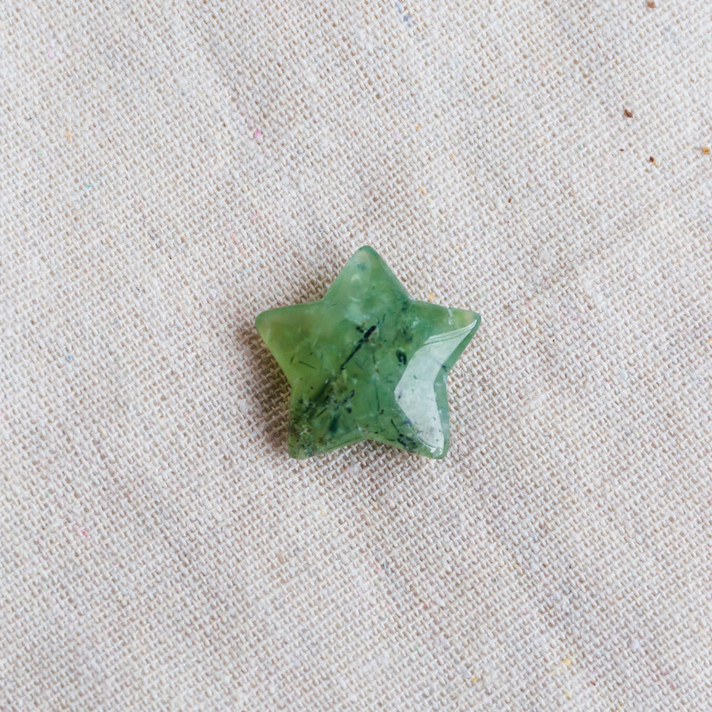 REIKICRYSTAL  Prehnite Star / Moon