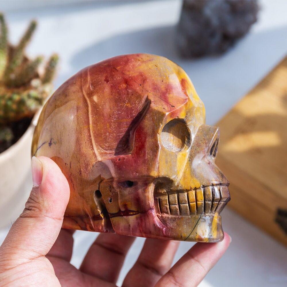 Mookaite skull - Crystal-ReikiCrystalSale