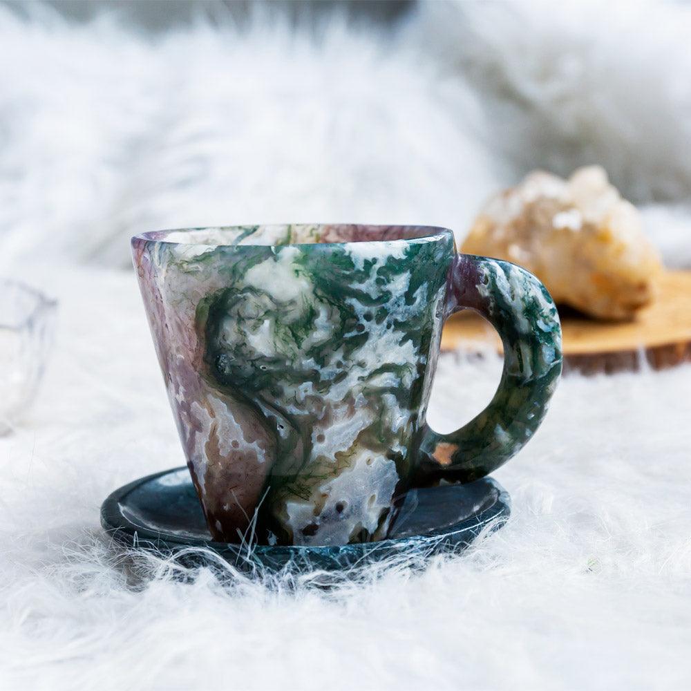 Moss Agate Cup - Crystal-ReikiCrystalSale