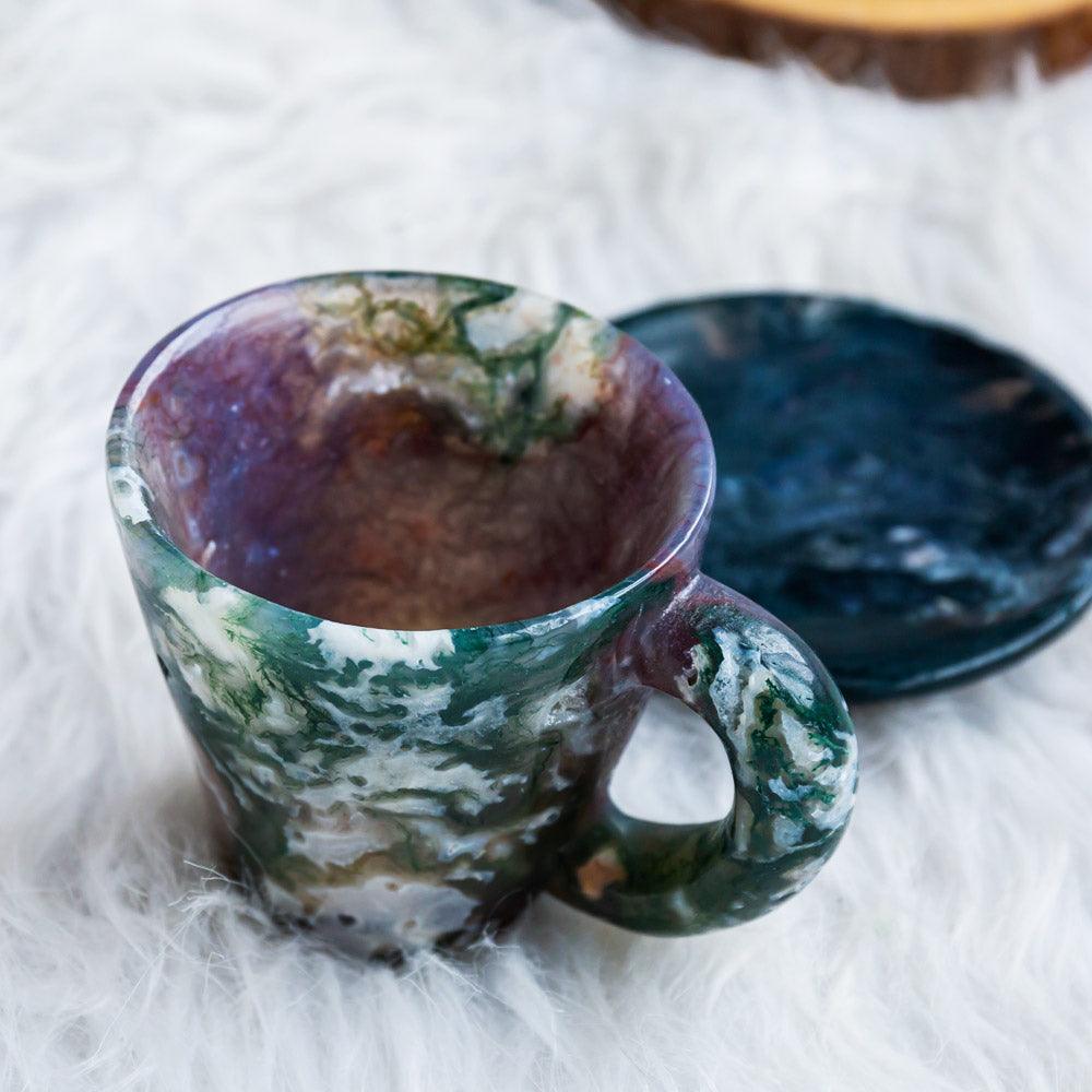 Moss Agate Cup - Crystal-ReikiCrystalSale