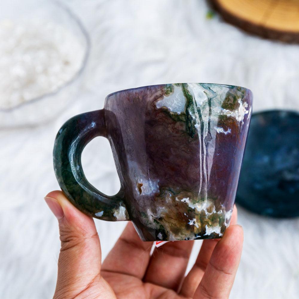 Moss Agate Cup - Crystal-ReikiCrystalSale