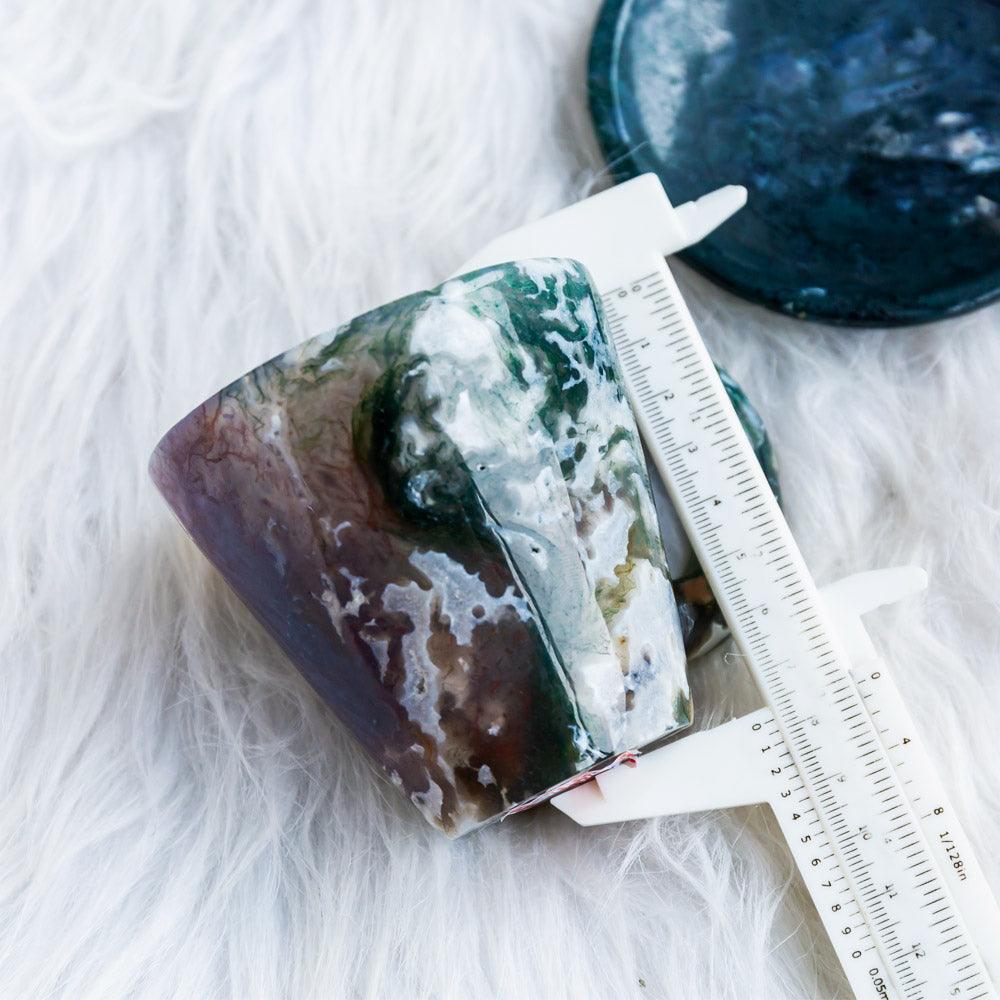 Moss Agate Cup - Crystal-ReikiCrystalSale