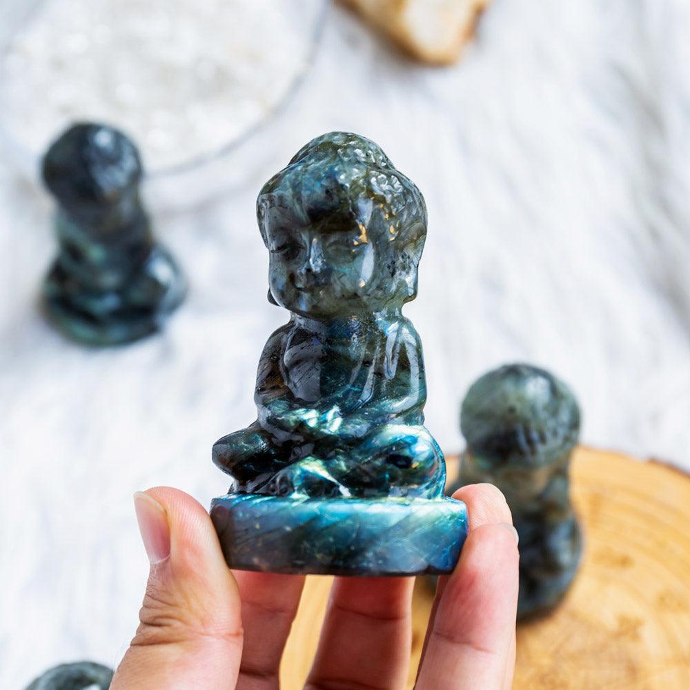 Labradorite Buddha - Crystal-ReikiCrystalSale