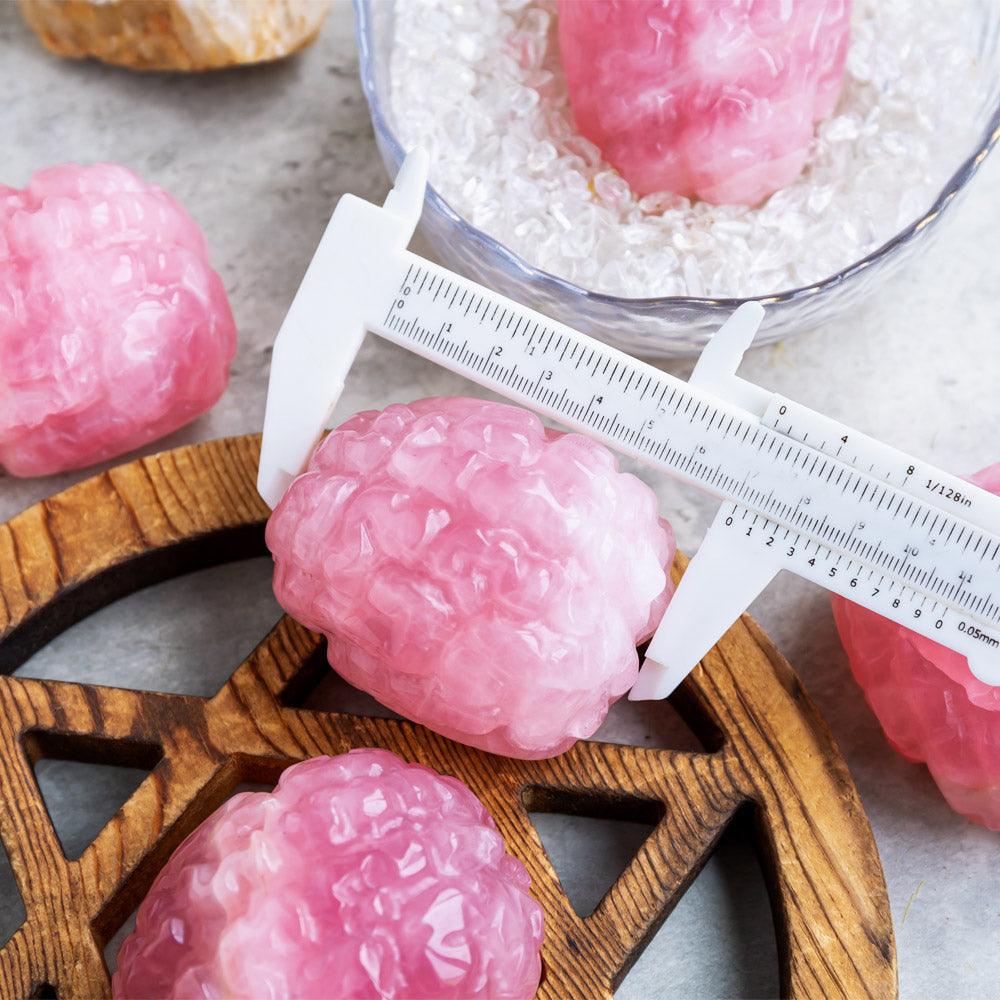 Rose quartz brain - Crystal-ReikiCrystalSale