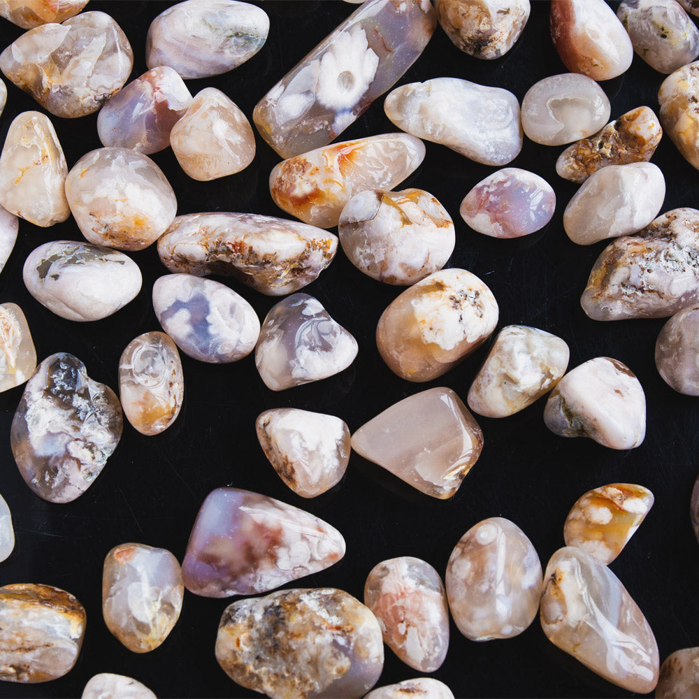 REIKICRYSTAL  Flower Agate Tumble