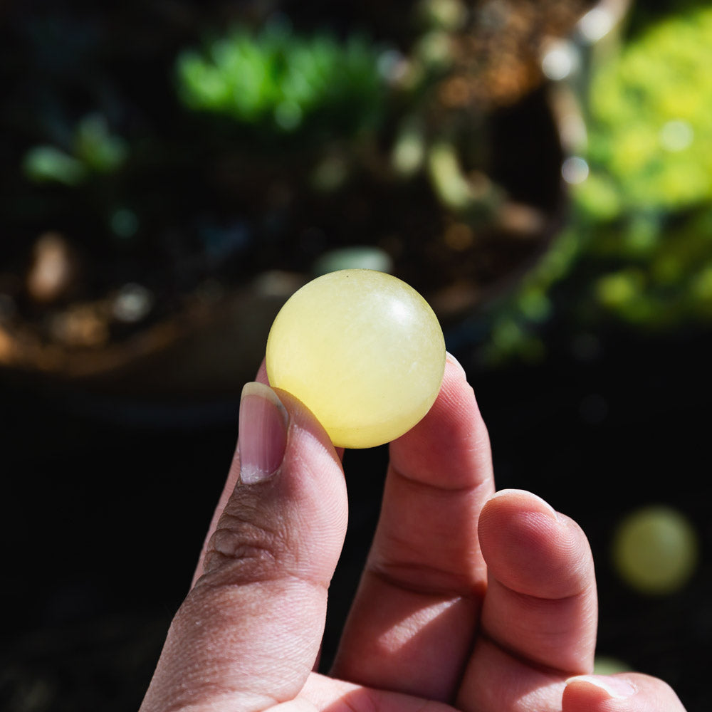 REIKICRYSTAL  Lemon Calcite Ball