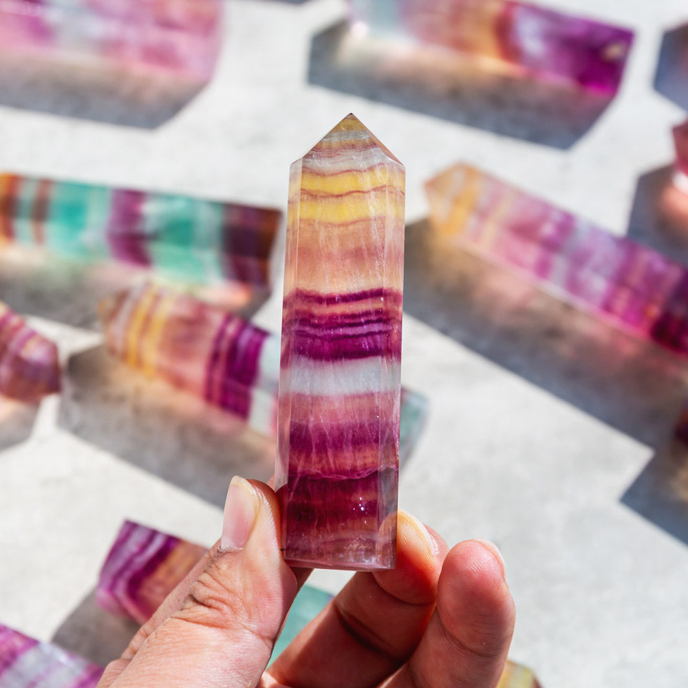 REIKICRYSTAL  Fluorite Point