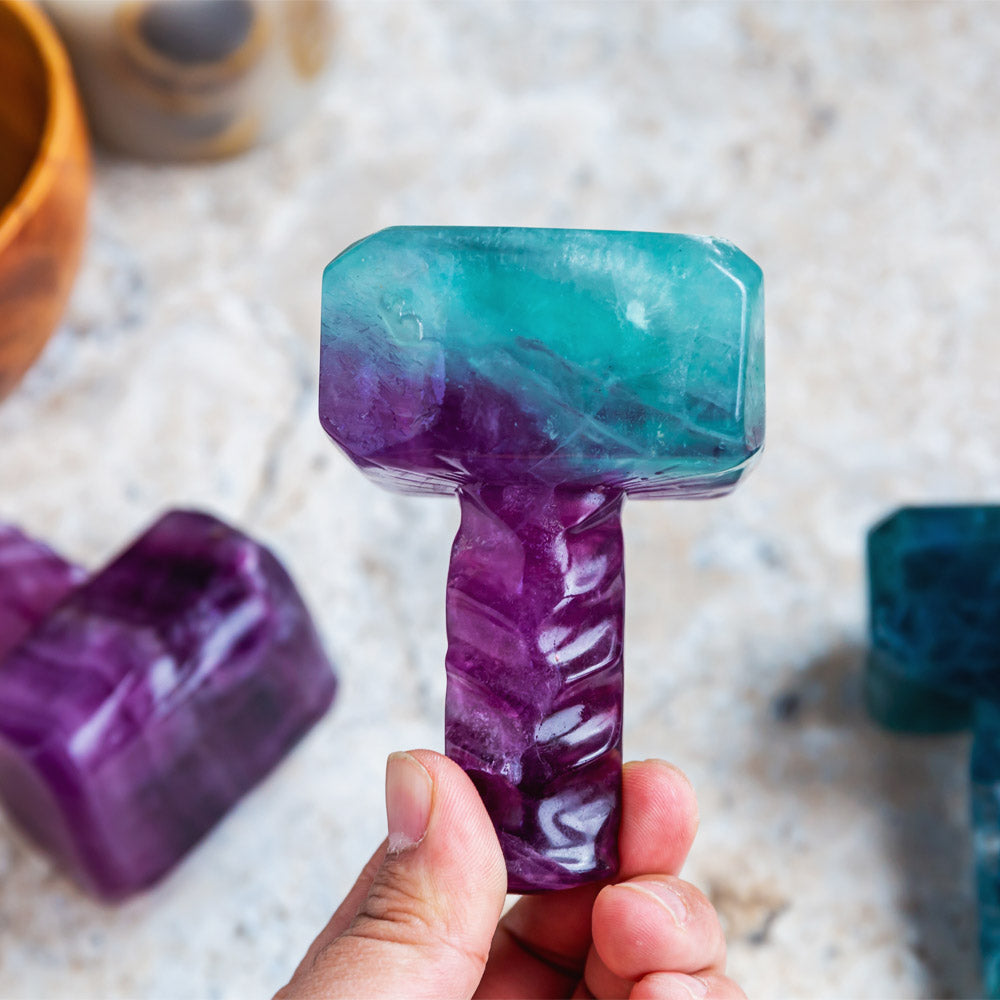 REIKICRYSTAL  Fluorite Hammer