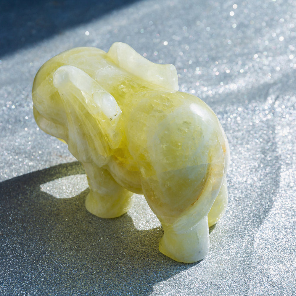 REIKICRYSTAL  Citrine Elephant