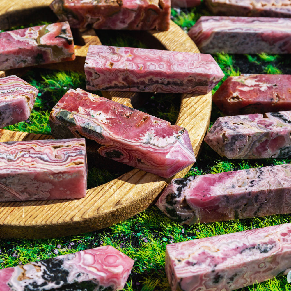 REIKICRYSTAL  Rhodochrosite Point