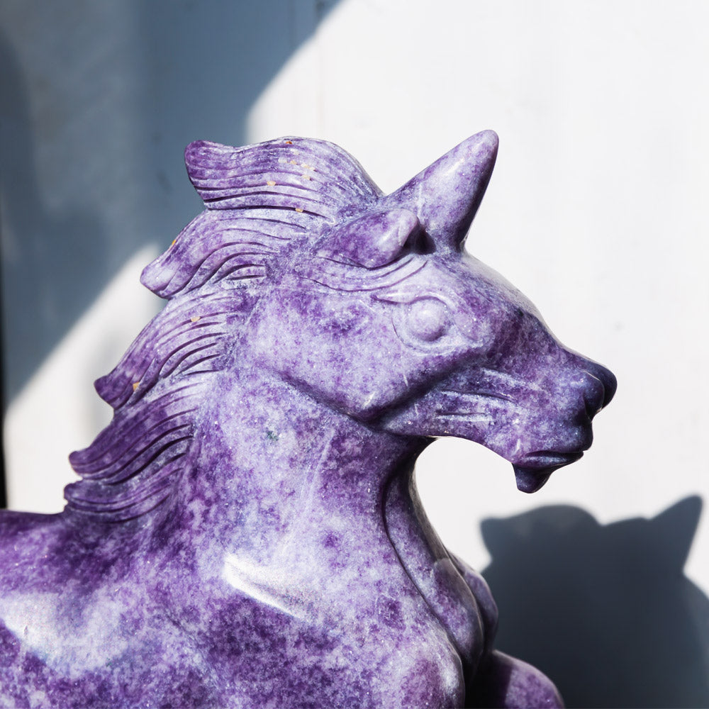 REIKICRYSTAL  Lepidolite Horse