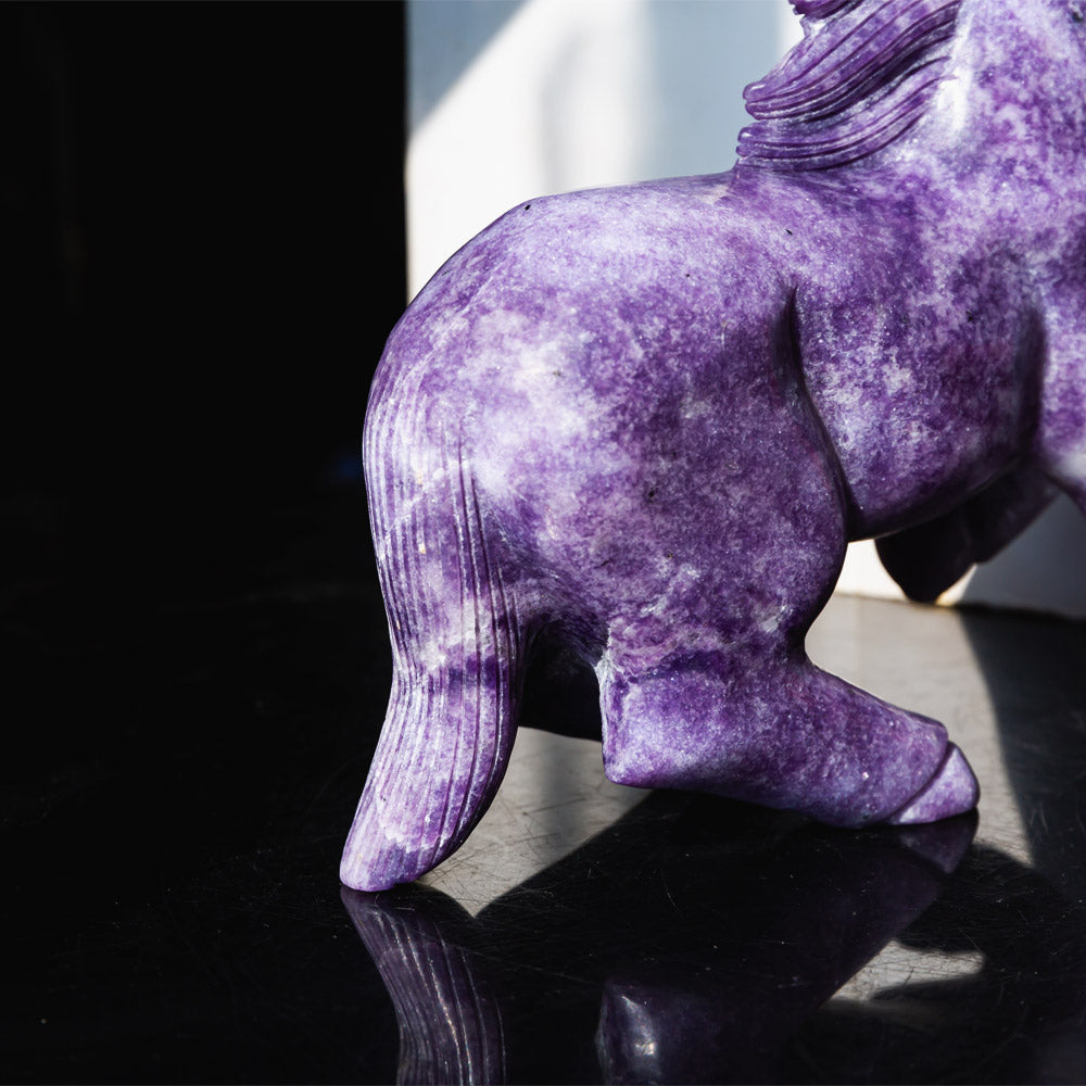 REIKICRYSTAL  Lepidolite Horse