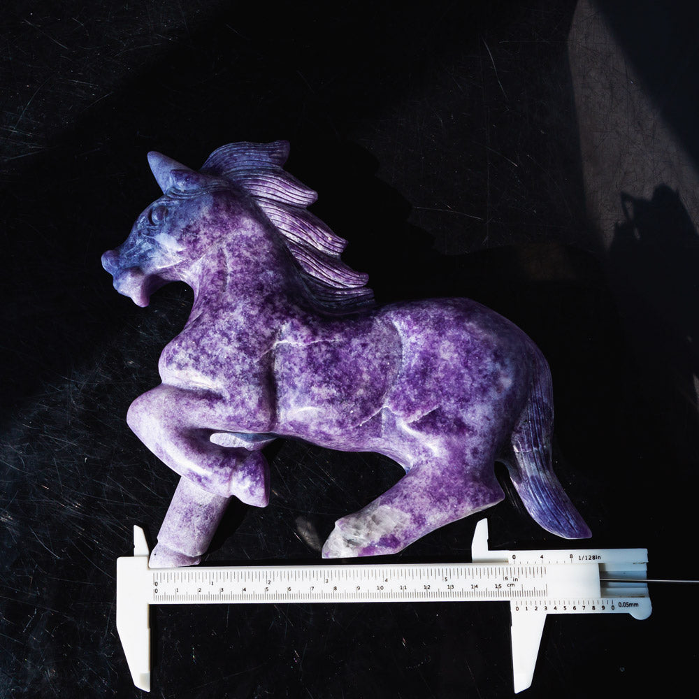 REIKICRYSTAL  Lepidolite Horse