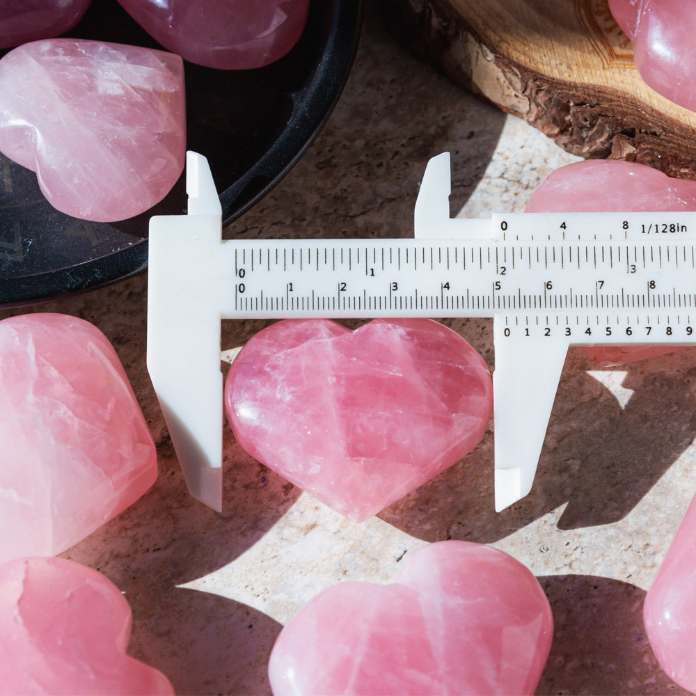 REIKICRYSTAL  Rose Quartz Heart