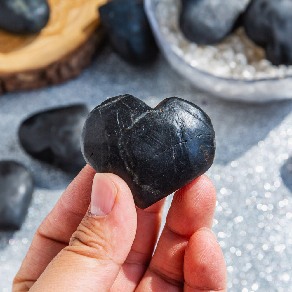 REIKICRYSTAL  Shungite Heart