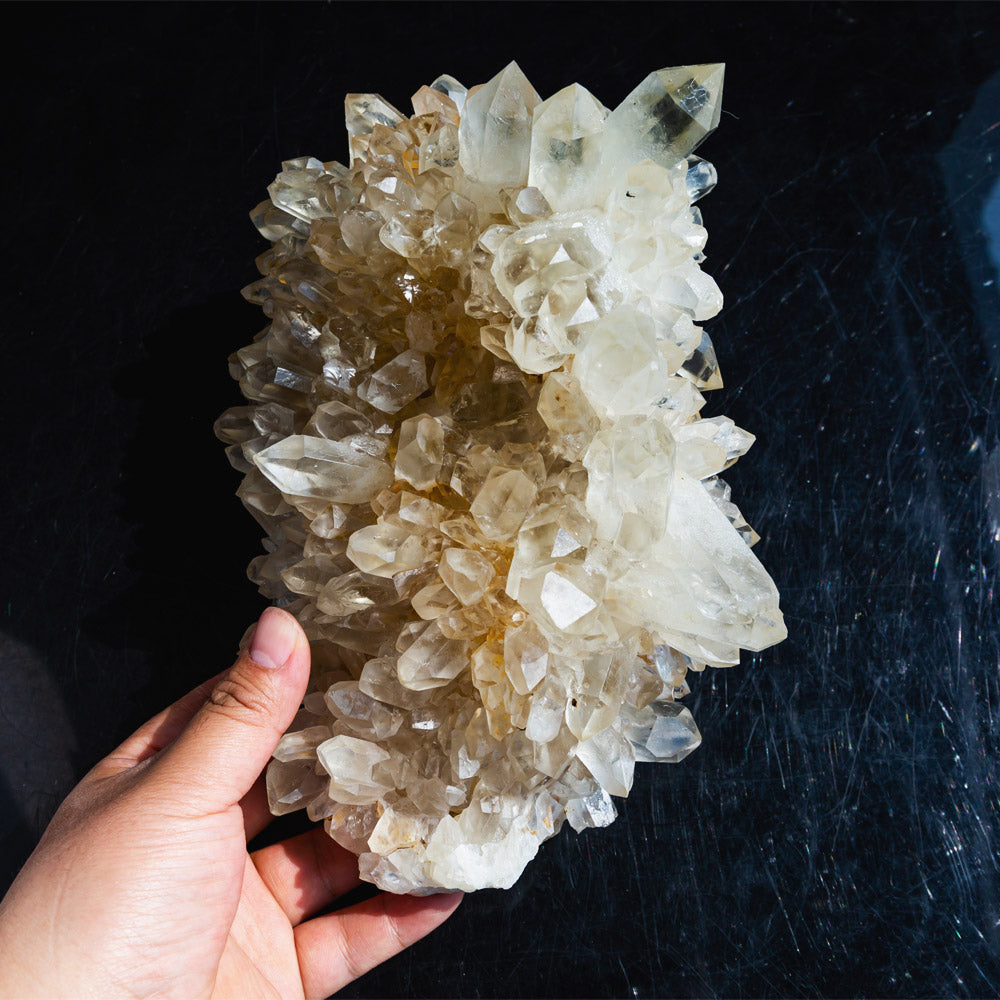 REIKICRYSTAL  Clear Quartz Cluster