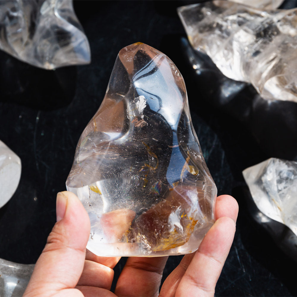 REIKICRYSTAL  Clear Quartz Flame