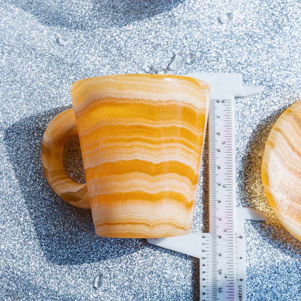 REIKICRYSTAL  Orange Calcite Cup