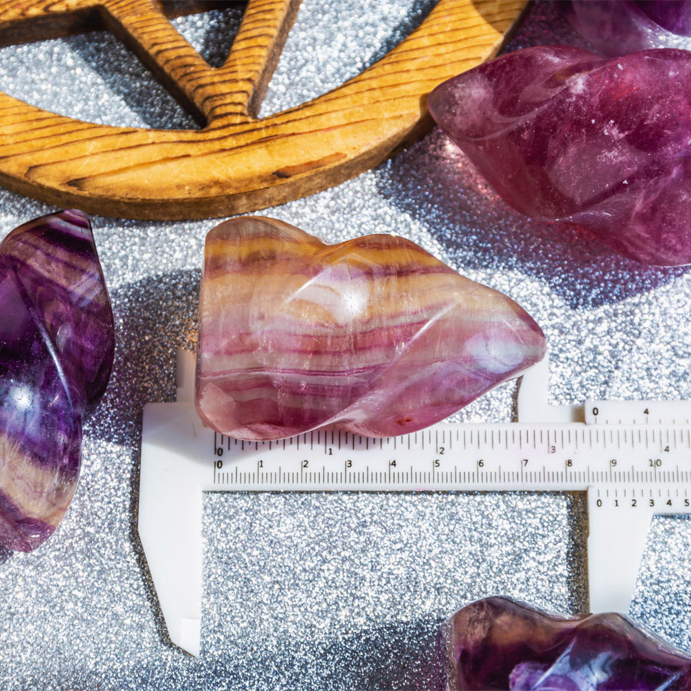 REIKICRYSTAL  Rainbow Fluorite Flame