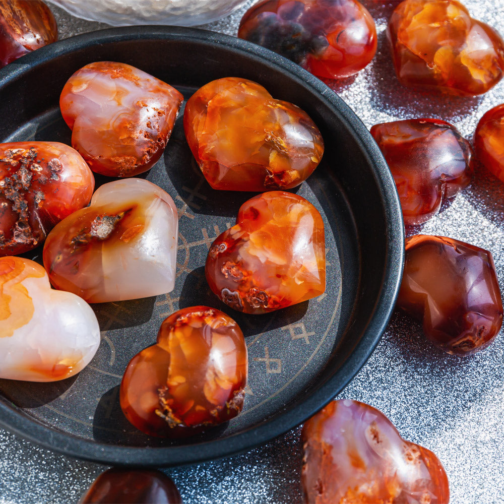 REIKICRYSTAL  Carnelian Heart