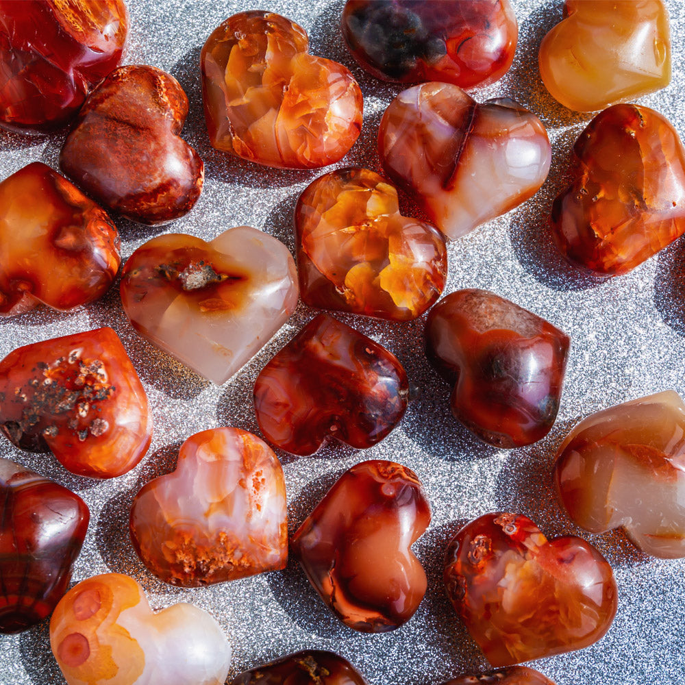 REIKICRYSTAL  Carnelian Heart