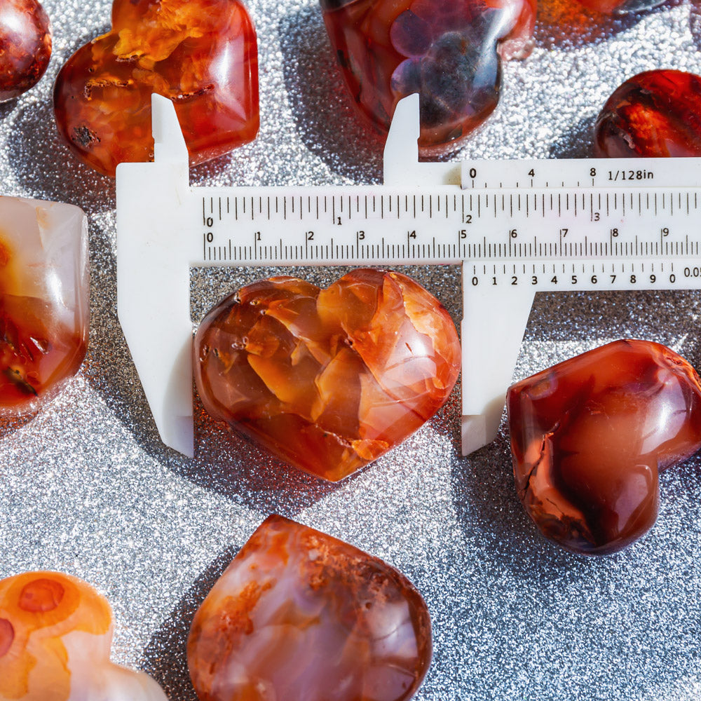 REIKICRYSTAL  Carnelian Heart