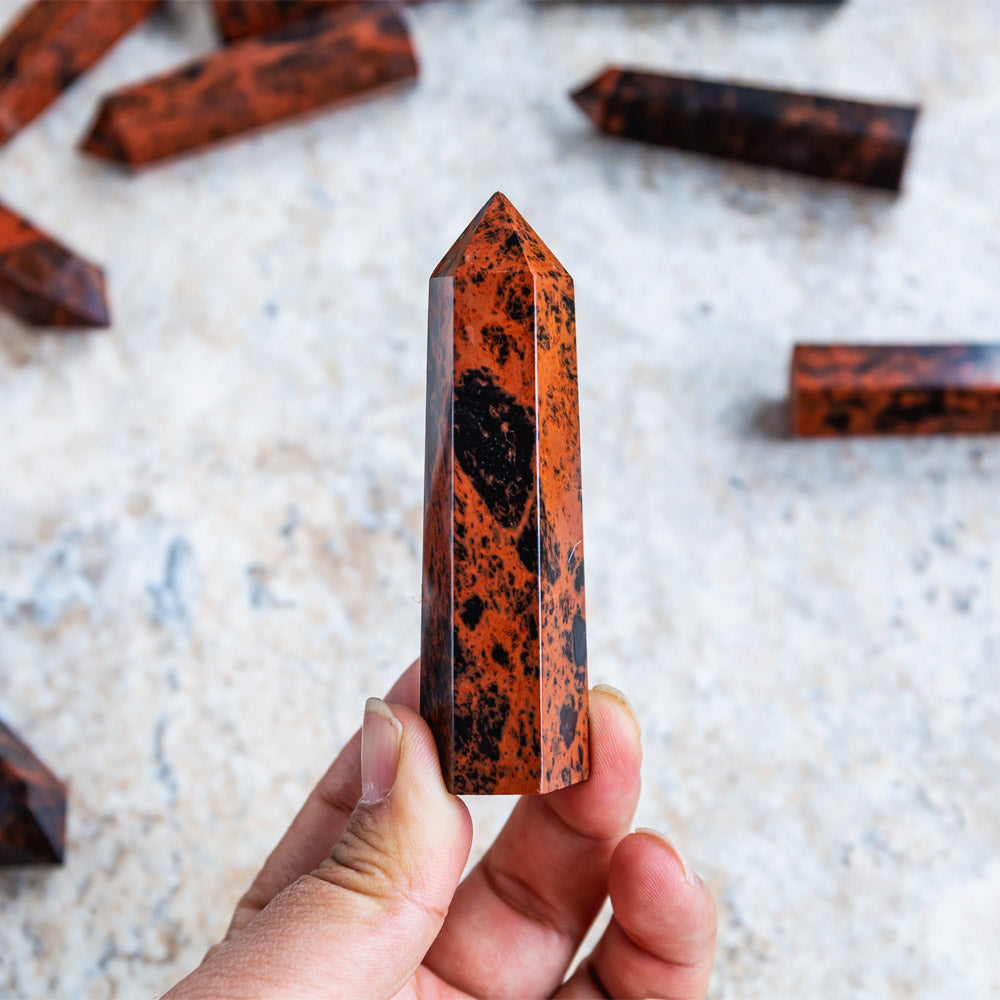 REIKICRYSTAL  Mahogany Obsidian Point