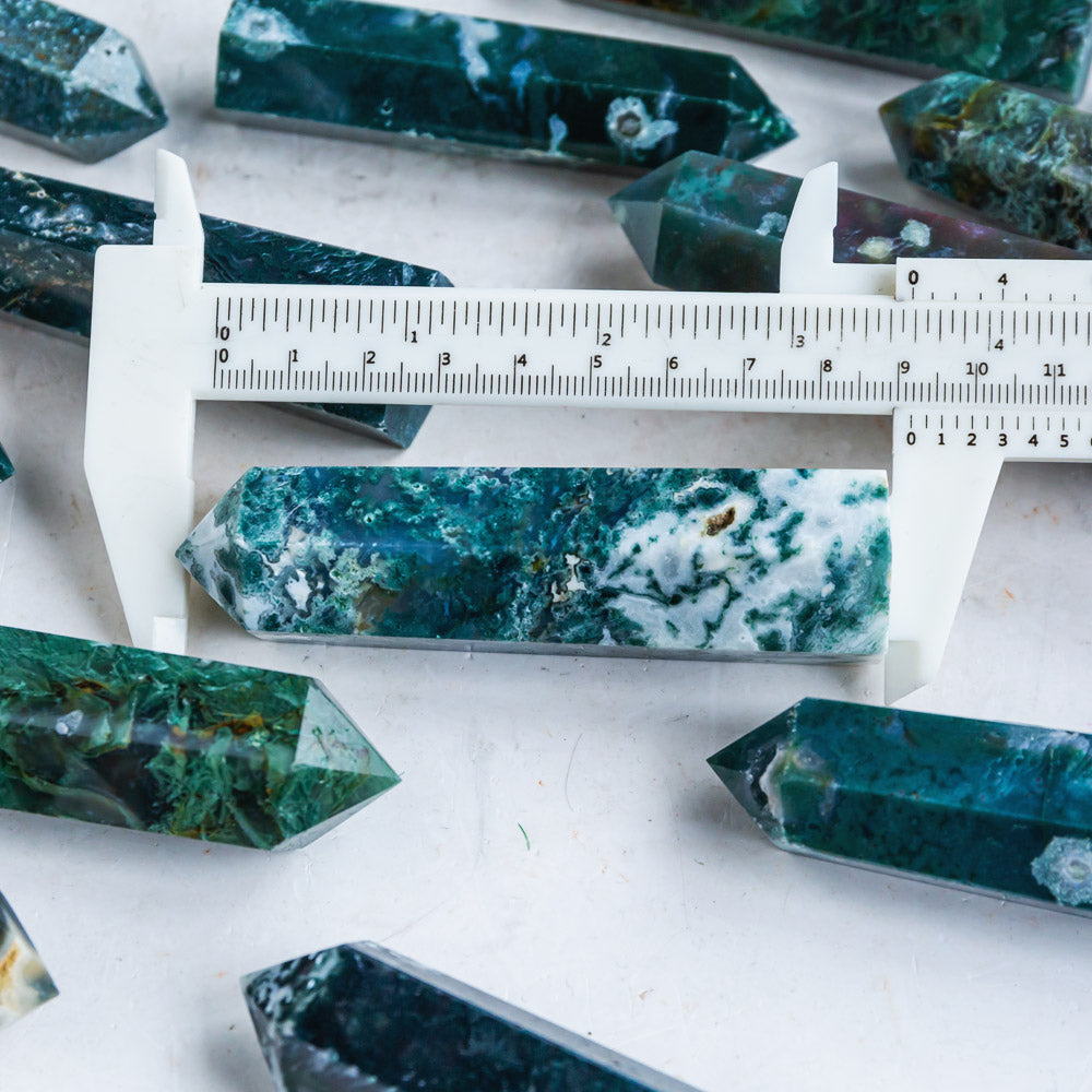 REIKICRYSTAL  Moss Agate Point