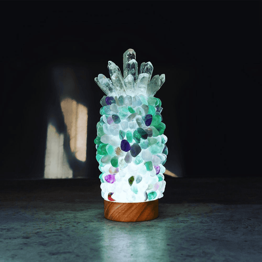 Natural Crystal Light -Tumble lamp - Crystal-ReikiCrystalSale