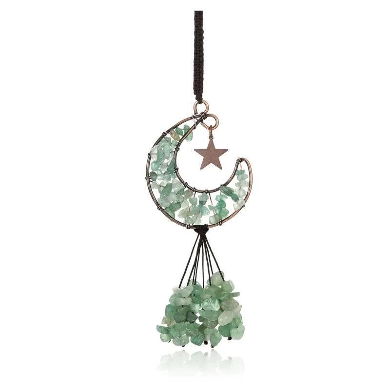 Moon And Star Chakra Crystal Wind Chime - Crystal-ReikiCrystalSale