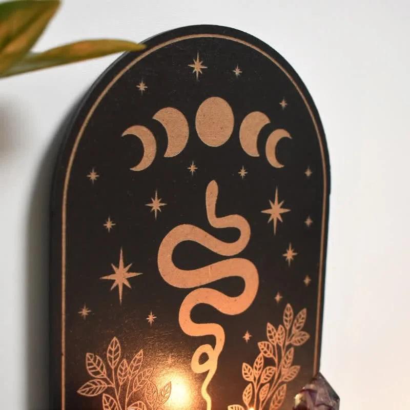 Snake Moon Phase Altar Crystal Shelf - Crystal-ReikiCrystalSale