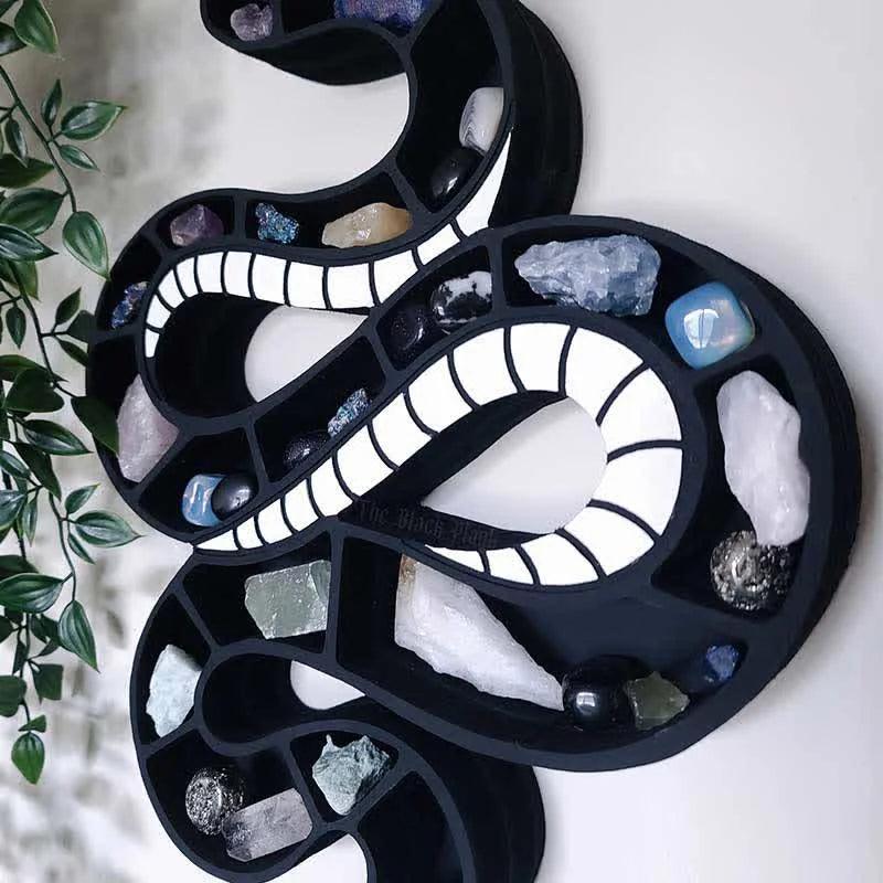 Original Spooky Wooden Snake Crystal Shelf - Crystal-ReikiCrystalSale