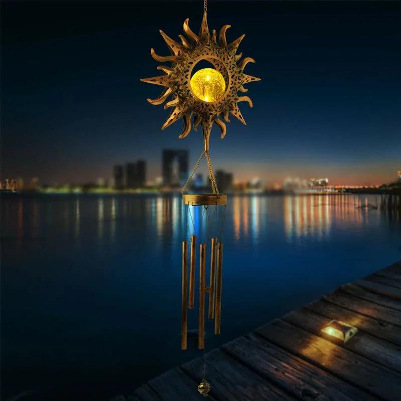 Solar Moon or Sun Wind Chime Ornaments - Crystal-ReikiCrystalSale