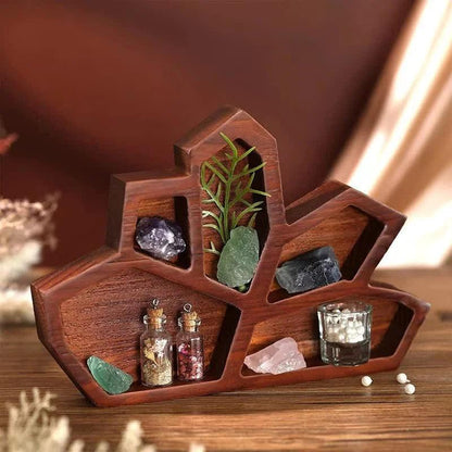 Gothic Irregular Brown Crystal Shelf - Crystal-ReikiCrystalSale