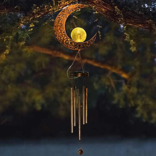 Solar Moon or Sun Wind Chime Ornaments - Crystal-ReikiCrystalSale