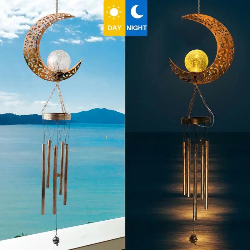 Solar Moon or Sun Wind Chime Ornaments - Crystal-ReikiCrystalSale