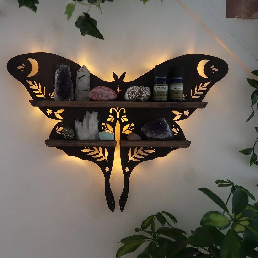 Luna Moth Crystal Shelf - Crystal-ReikiCrystalSale