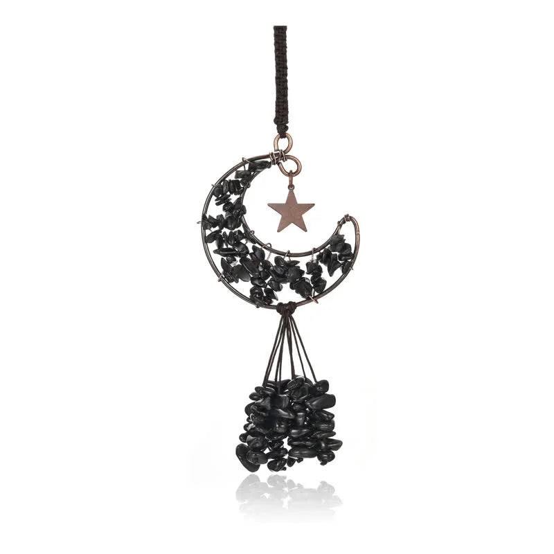 Moon And Star Chakra Crystal Wind Chime - Crystal-ReikiCrystalSale